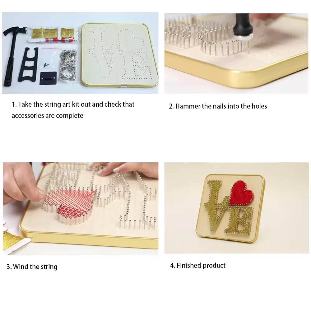 Fox String Art Kit with Stand