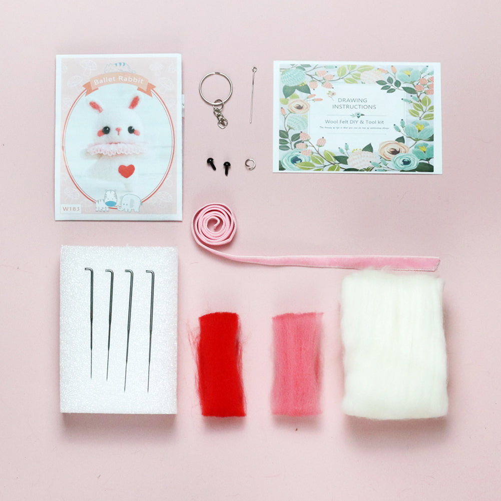 Rabbit Needle Felting Kit