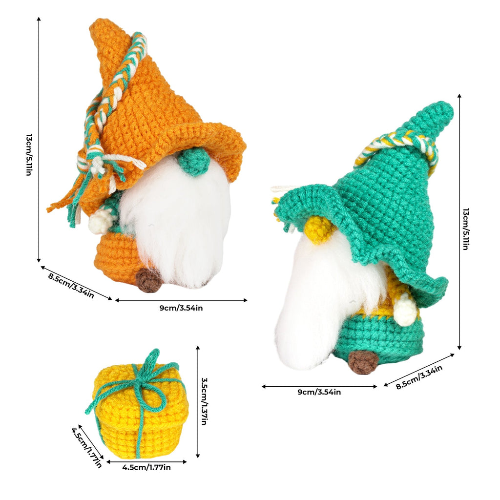 Gnomes Amigurumi DIY Crochet Kit