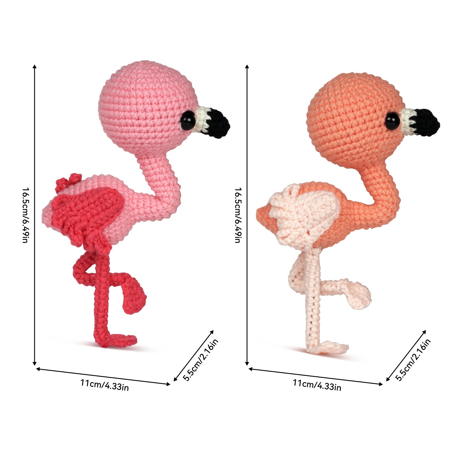 Flamingos DIY Crochet Kit