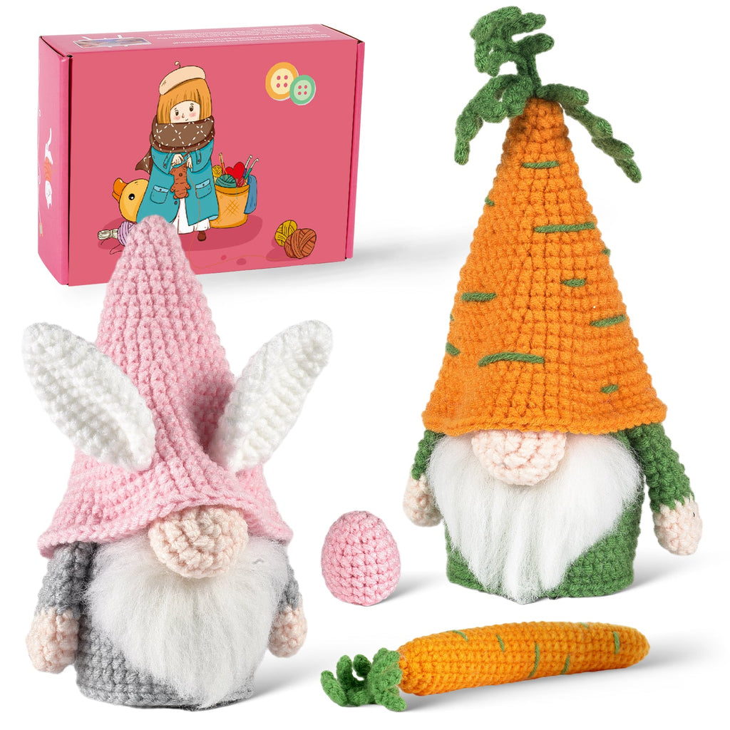 Gnomes  DIY Crochet Kit