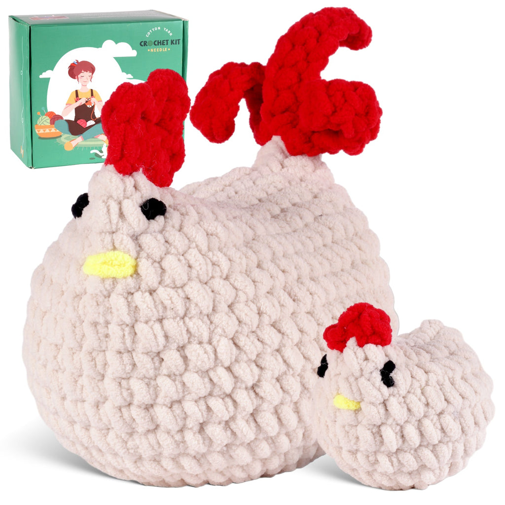 Hen and Chicken  DIY Crochet Kit