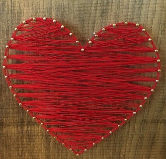String Art DIY Kit - Love Hearth