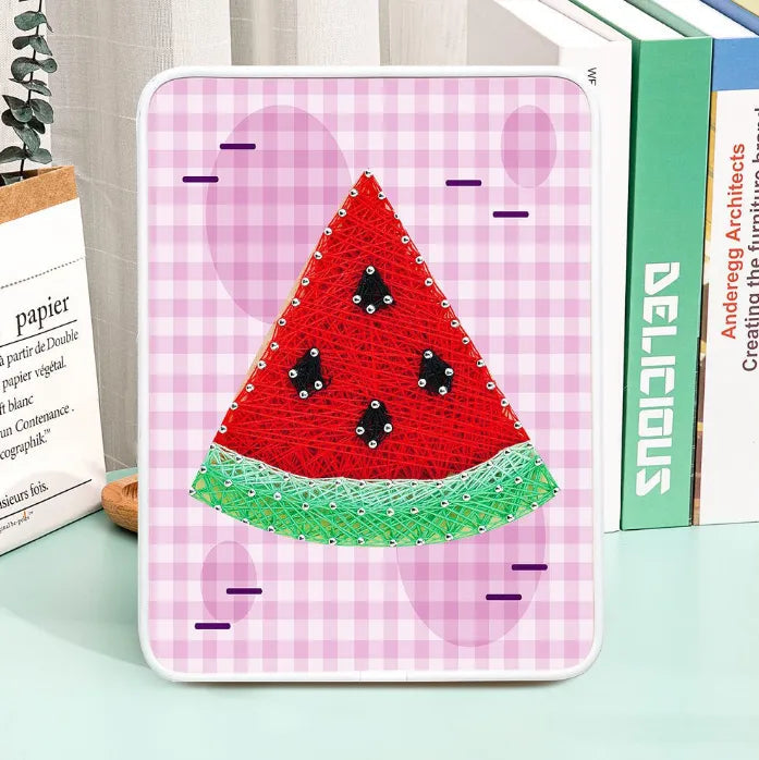 Watermelon String Art Kit with Stand