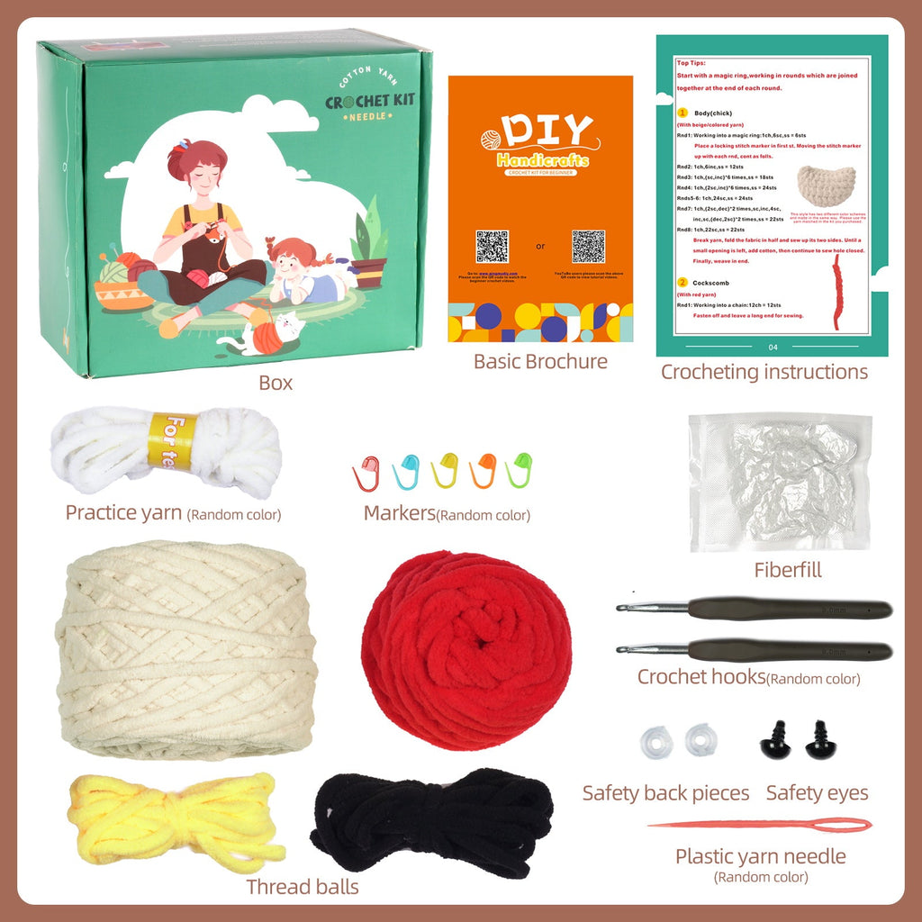 Hen and Chicken  DIY Crochet Kit