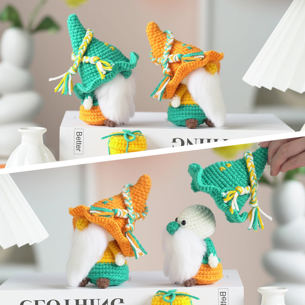 Gnomes Amigurumi DIY Crochet Kit