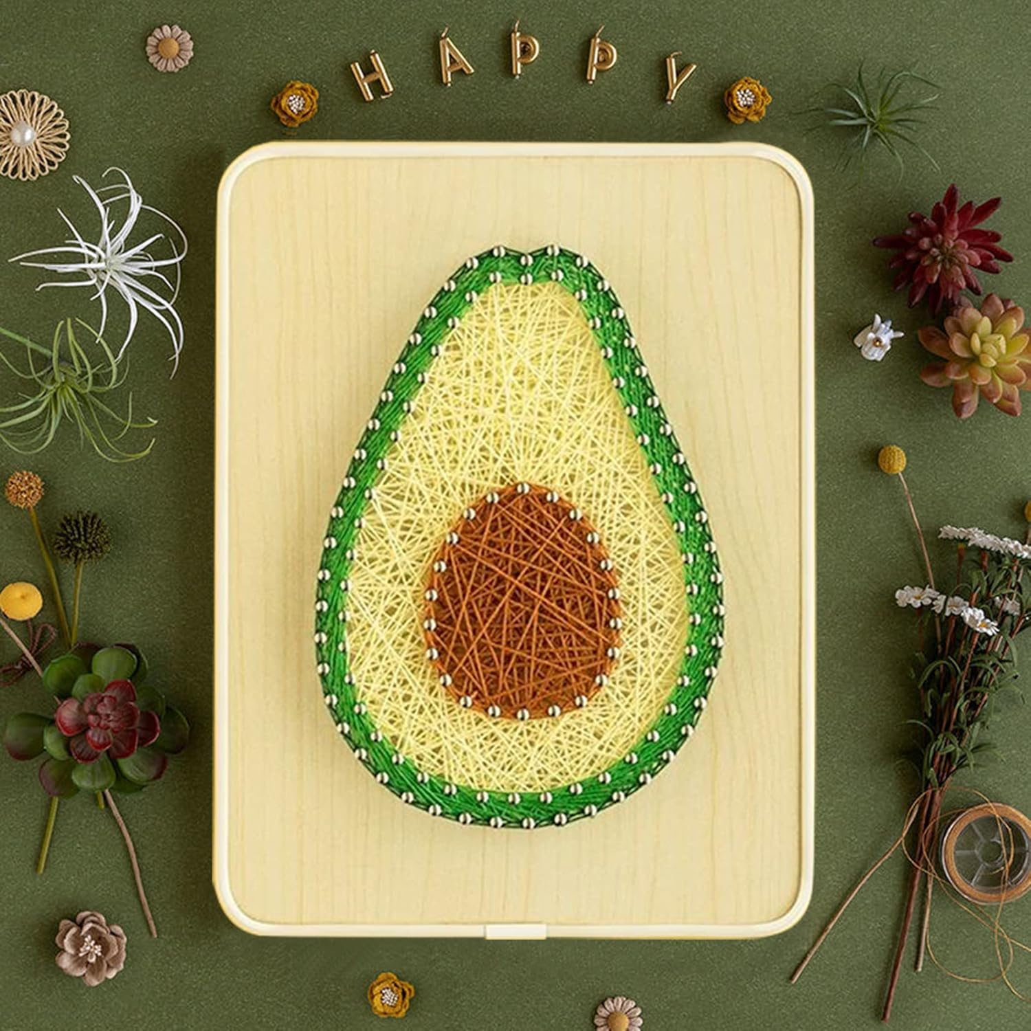 String Art DIY Kit - Avocado