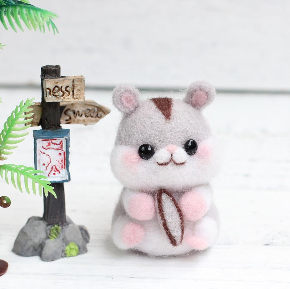 Hamster Needle Felting Kit