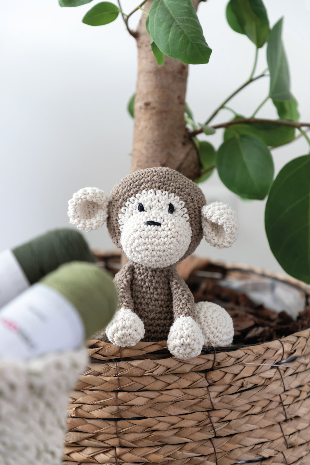 DIY Crochet Kit Mace the Monkey