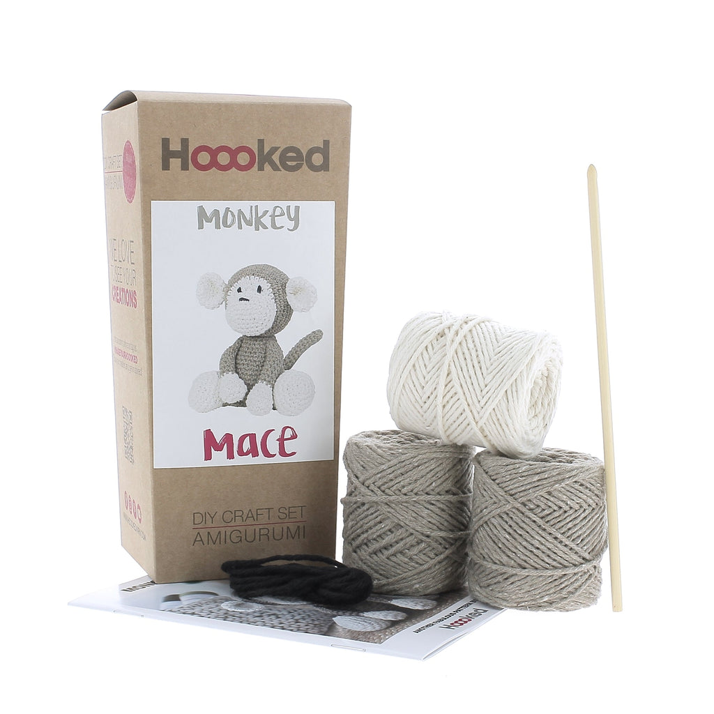 DIY Crochet Kit Mace the Monkey