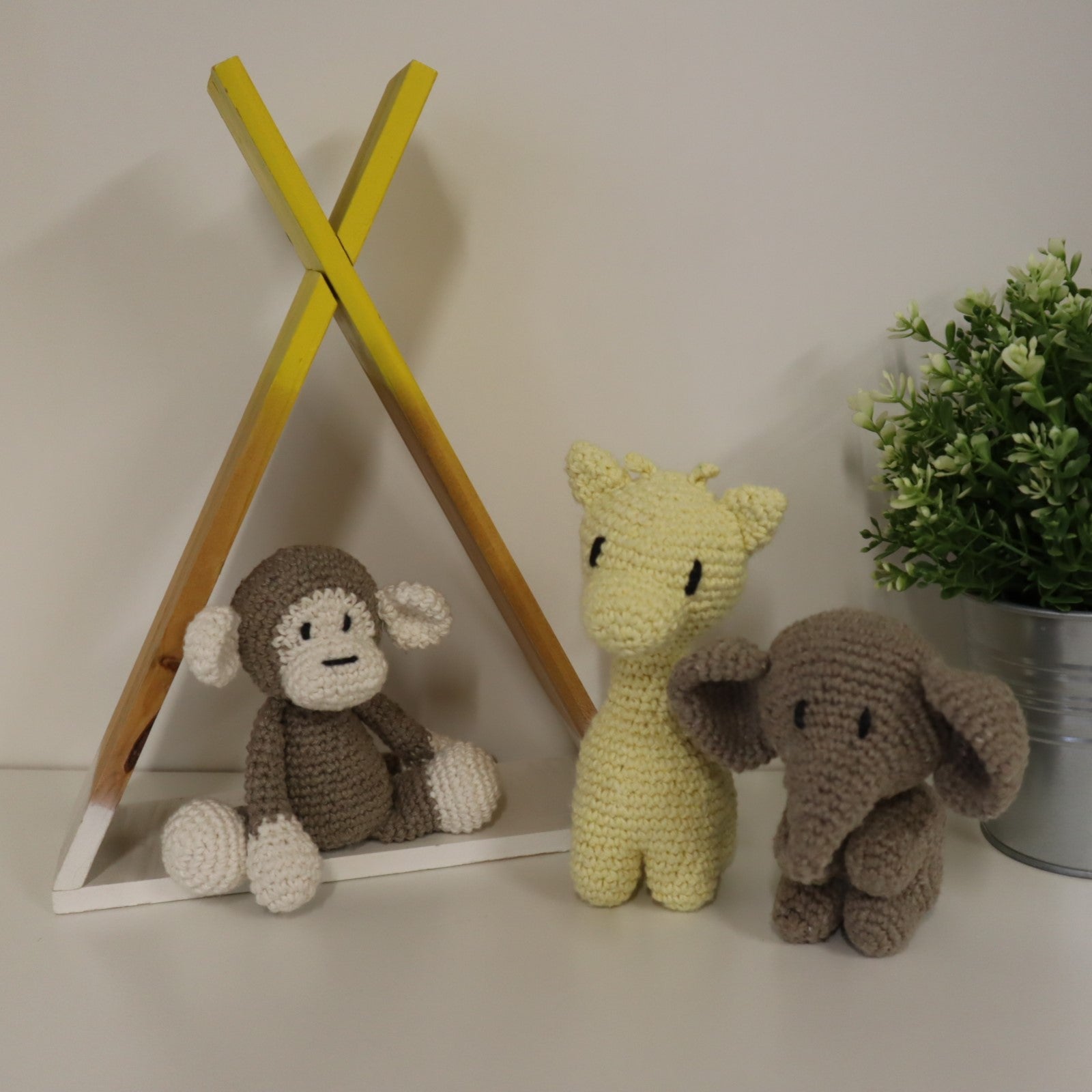 DIY Crochet Kit Jungle Friends