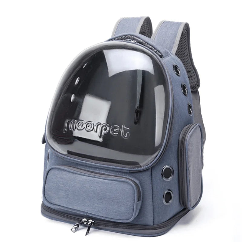 Transparent Pet Travel Backpack