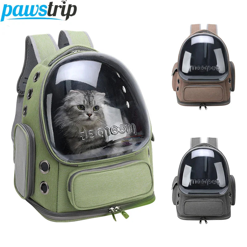 Transparent Pet Travel Backpack
