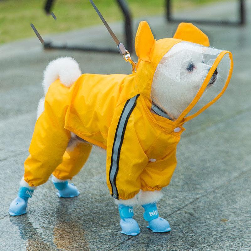 Autumn Pet Rainy Raincoat