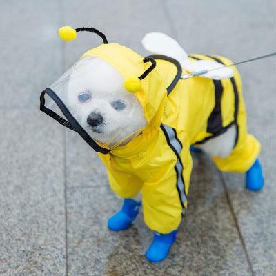 Autumn Pet Rainy Raincoat