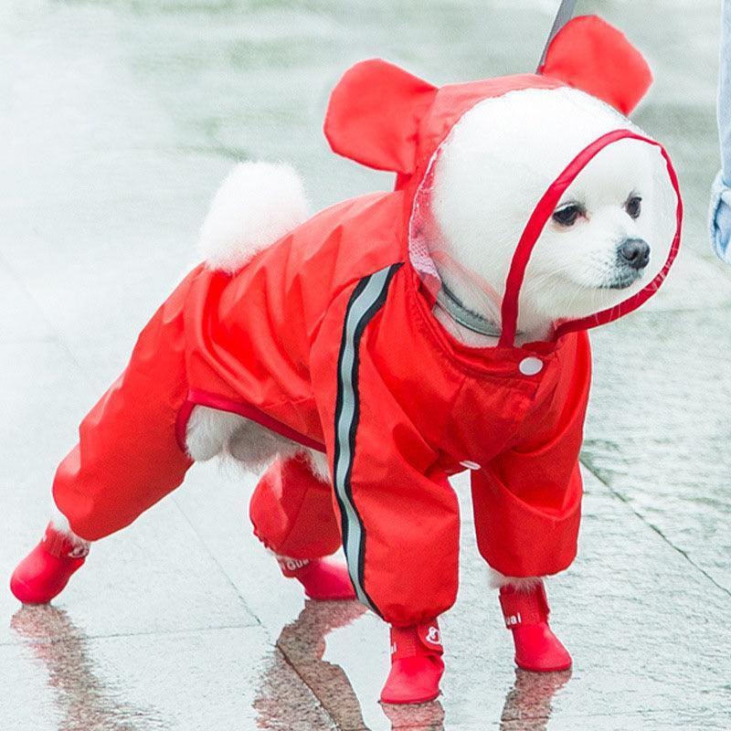 Autumn Pet Rainy Raincoat