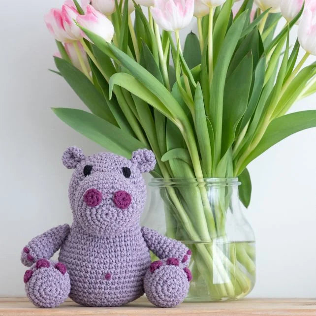 DIY Crochet Kit Hugo the Hippo