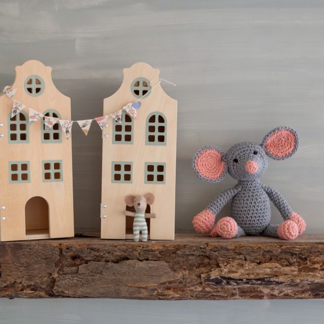 DIY Crochet Kit Monica Mouse